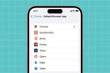 Default web browser iPhone